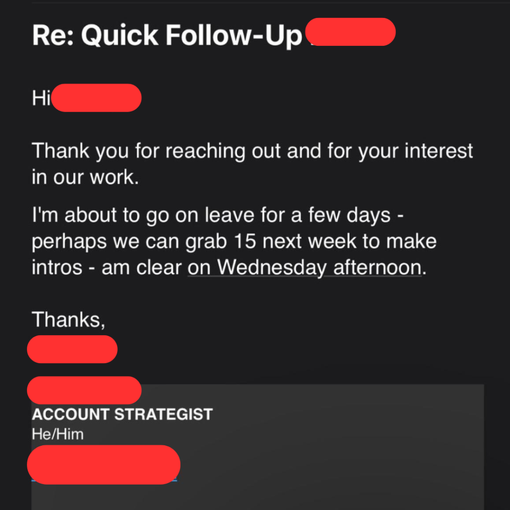 Instantly.ai Responces